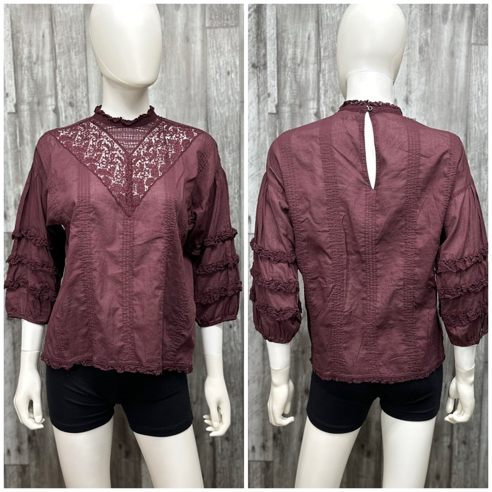 ⭐️ Frye Boho Embroidered Blouse [9005]
